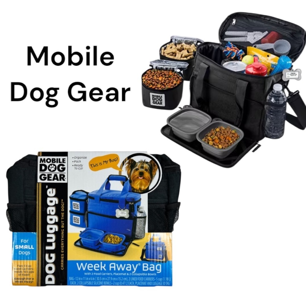 New In Package Black Mobile Dog Gear Week Away Bag (Small Dogs)